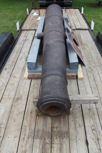 A 17th century cannon excavated from the St. Lawrence River is prepared to return to New York after being on loan to the Canadian War Museum.